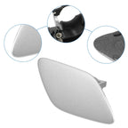 1x Front Bumper Headlight Washer Cover Cap for BMW 335i Silver Tone
