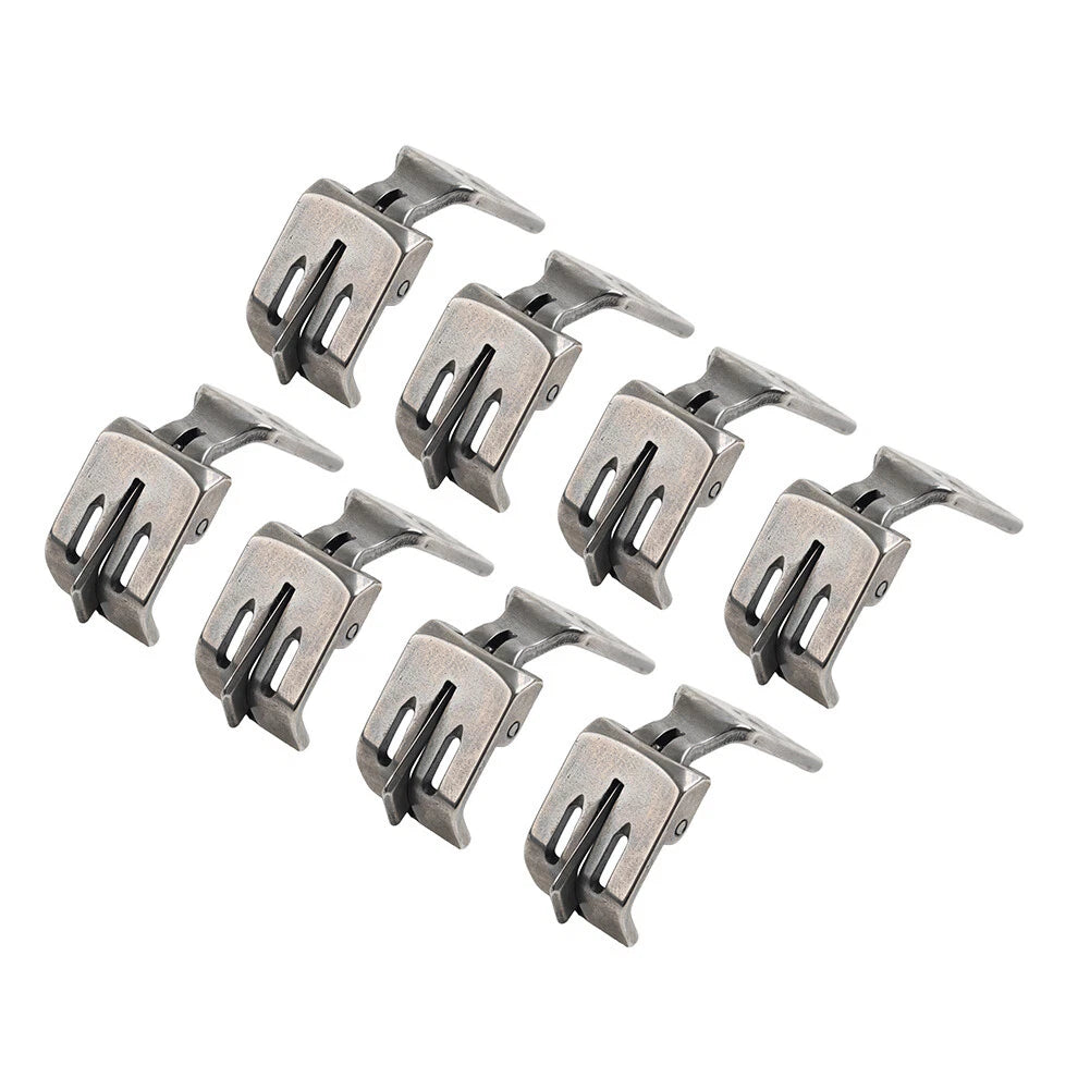 Double Needle Center Edge Foot with Spring Guide for Singer 112W, Juki LH-515+
