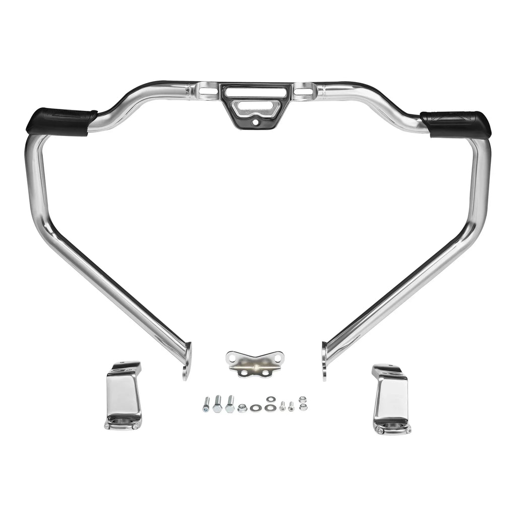 Mustache Engine Guard Bar Support Bracket for Harley Low Rider (2022-2025)