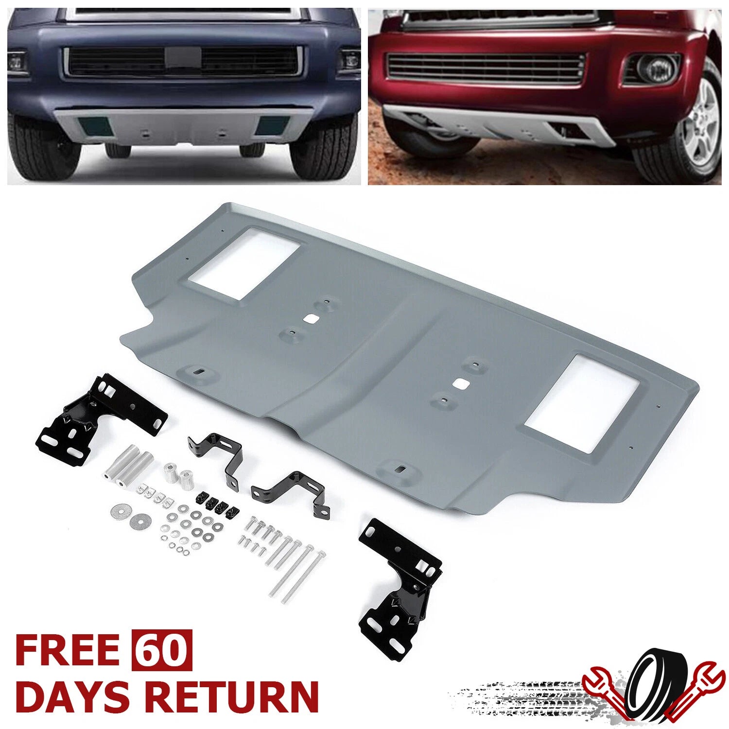 Front Skid Plate for Toyota Tundra Sequoia (2007–2014)