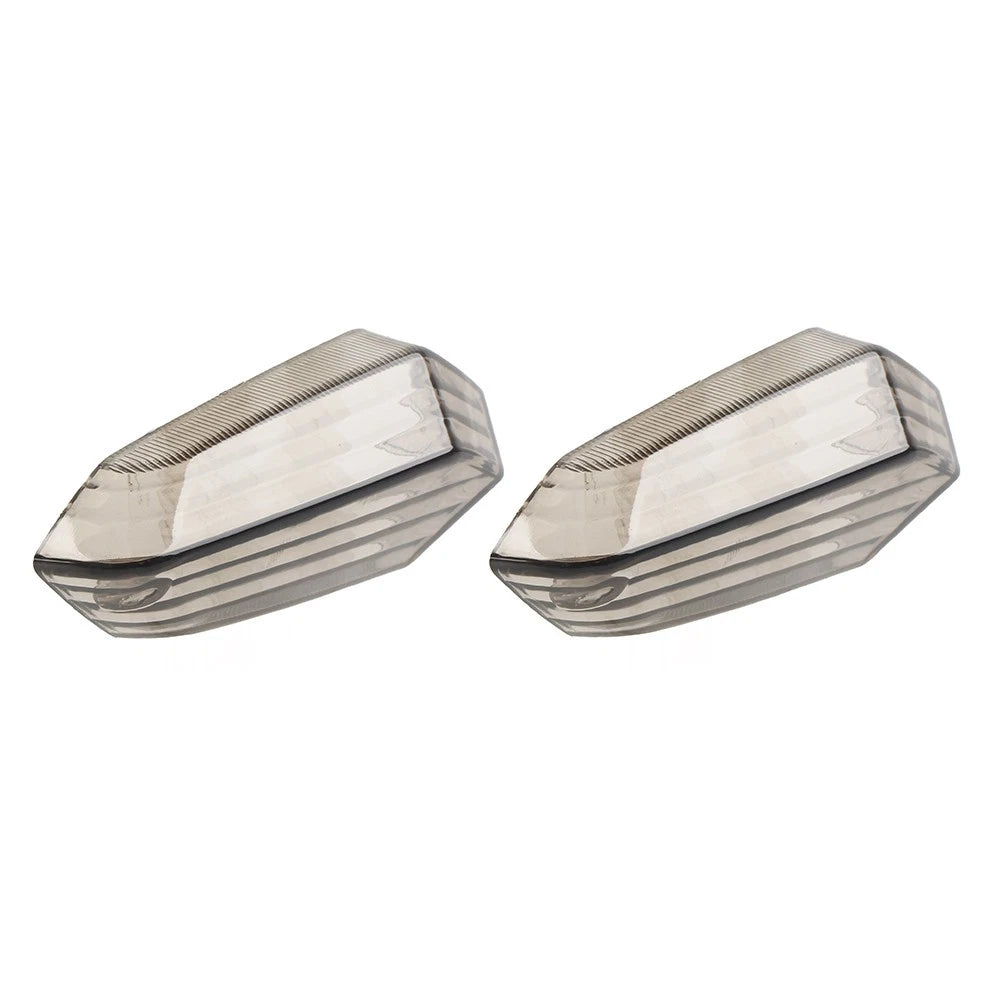 2X Rear Turn Signal Light Lens for Kawasaki Ninja 300 650 1000 (2013–2020) Smoke