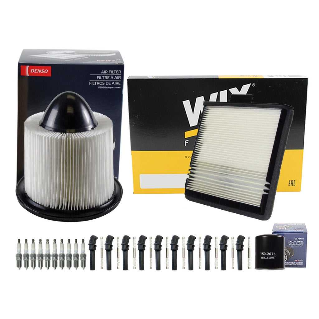 Tune Up Kit with 10 NGK Spark Plugs & Boots for Ford F-250 F-350 (1999–2007)