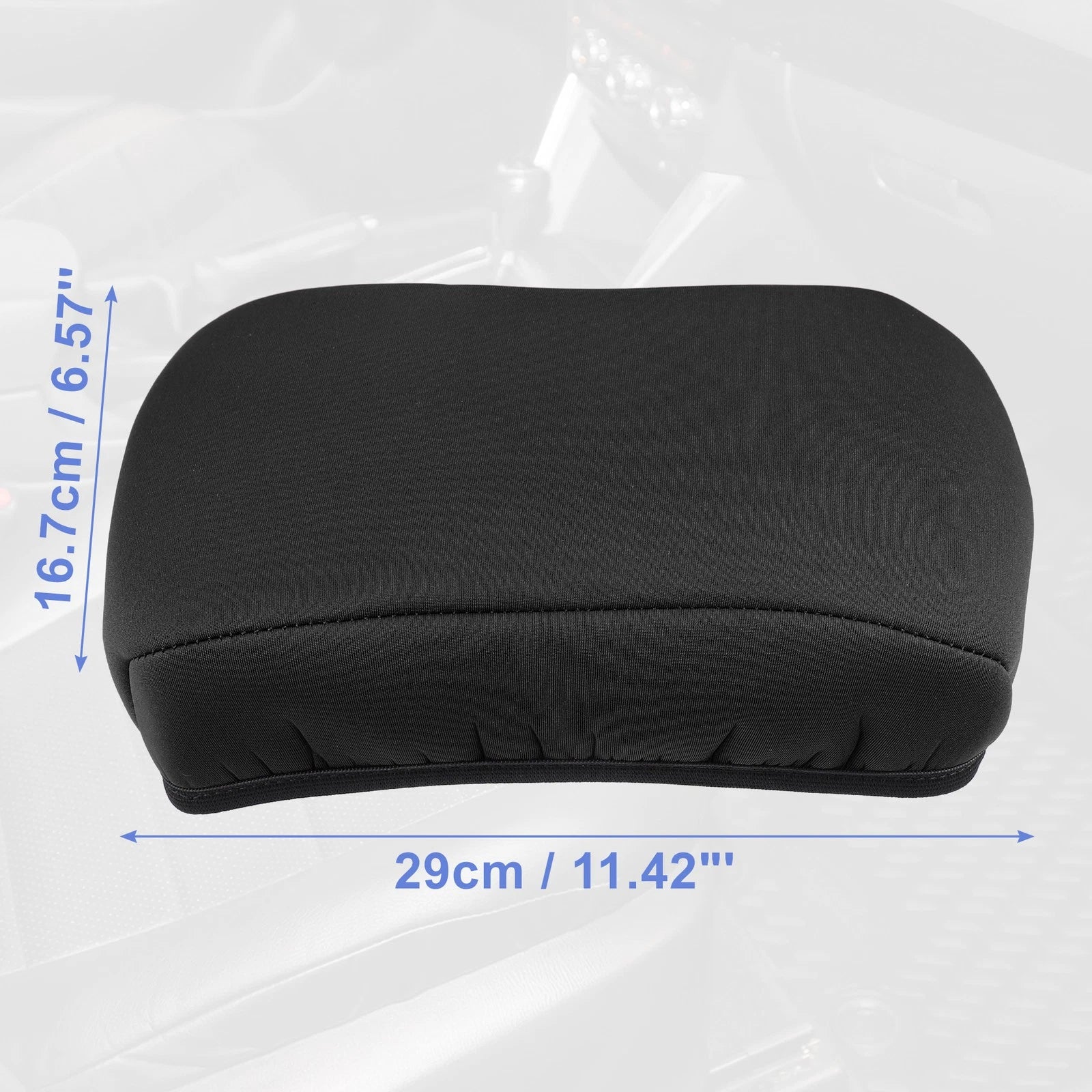 Center Console Armrest Box Cover for Toyota RAV4 (2014–2018) Black