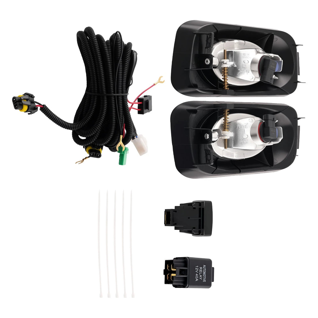 Fog Lights for Acura TSX (2004–2005) Bumper Driving Lamps w/Bulbs & Switch