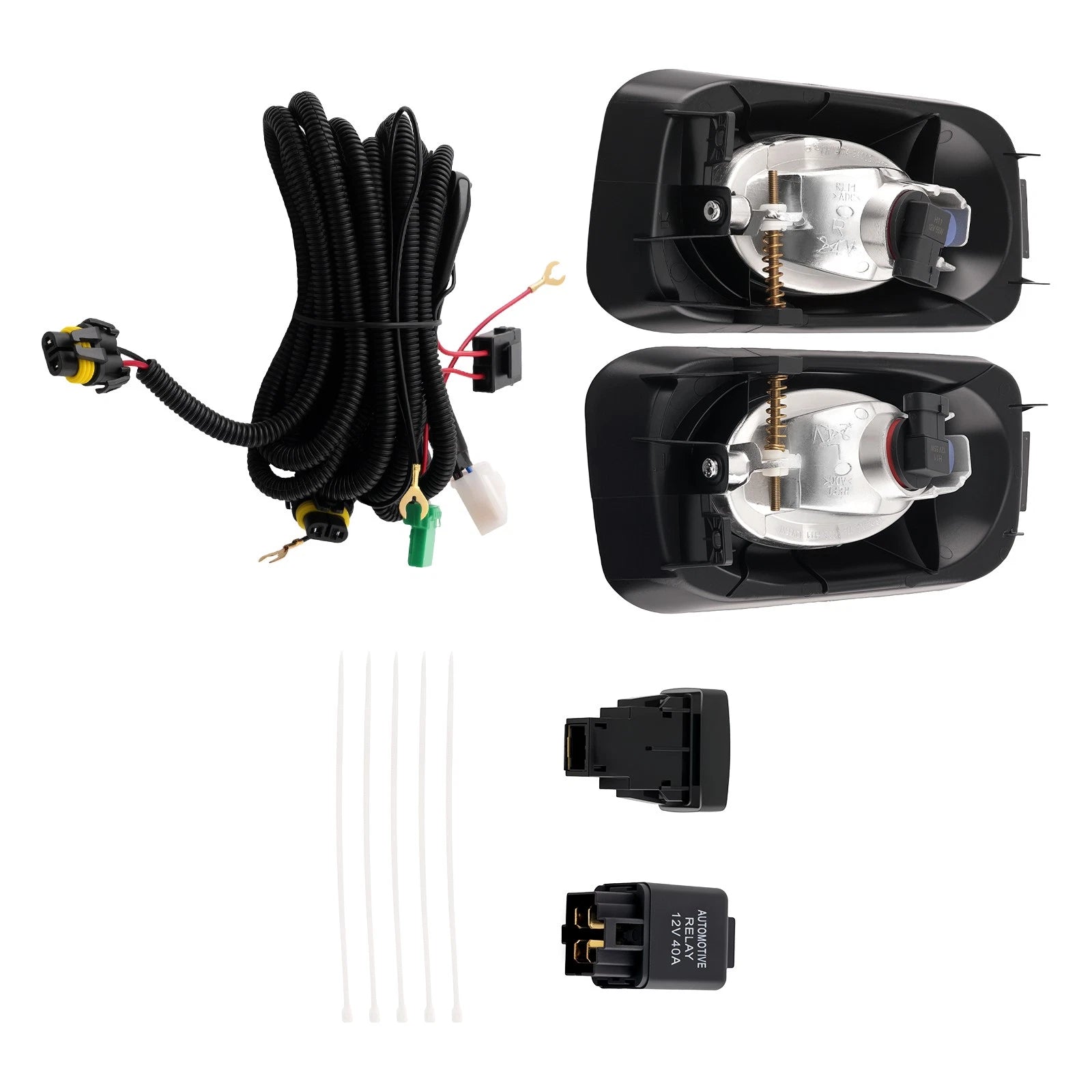 Fog Lights for Acura TSX (2004–2005) Bumper Driving Lamps w/Bulbs & Switch