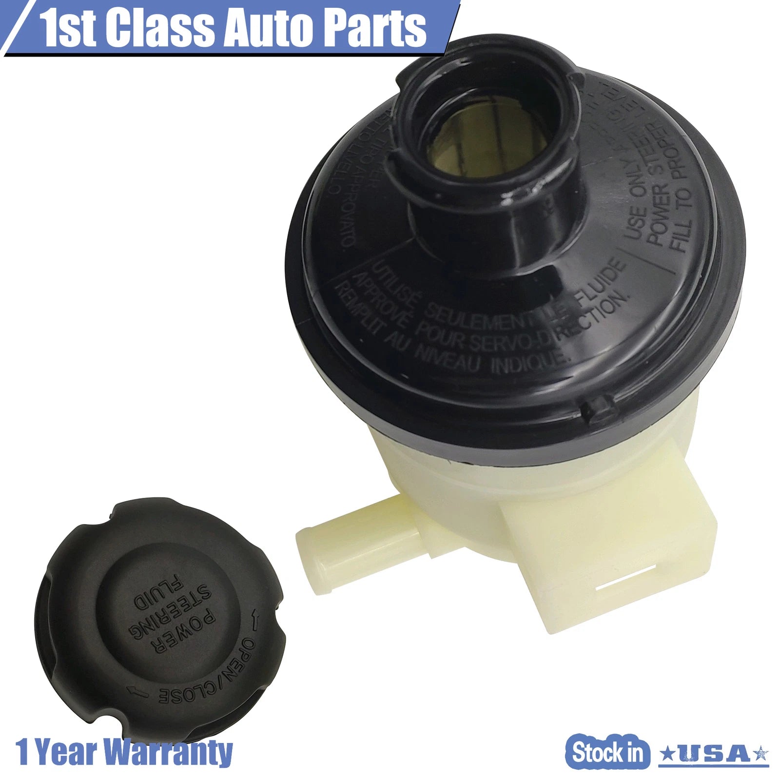 Power Steering Reservoir with Cap for Hyundai Sonata Kia Optima (1999–2006)