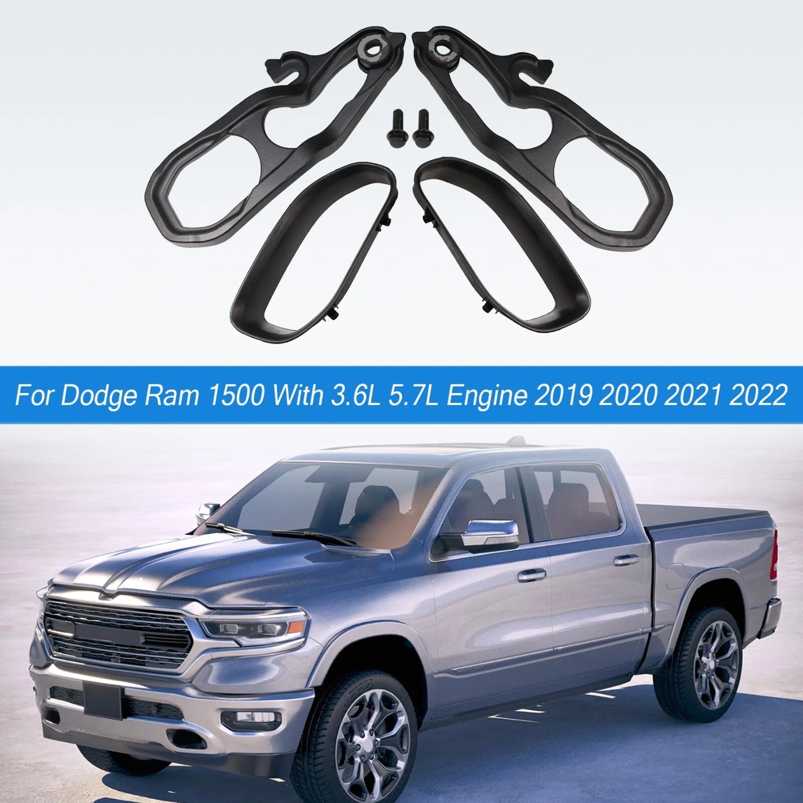 Heavy Duty Front Tow Hooks for Ram 1500 (2019-2021)
