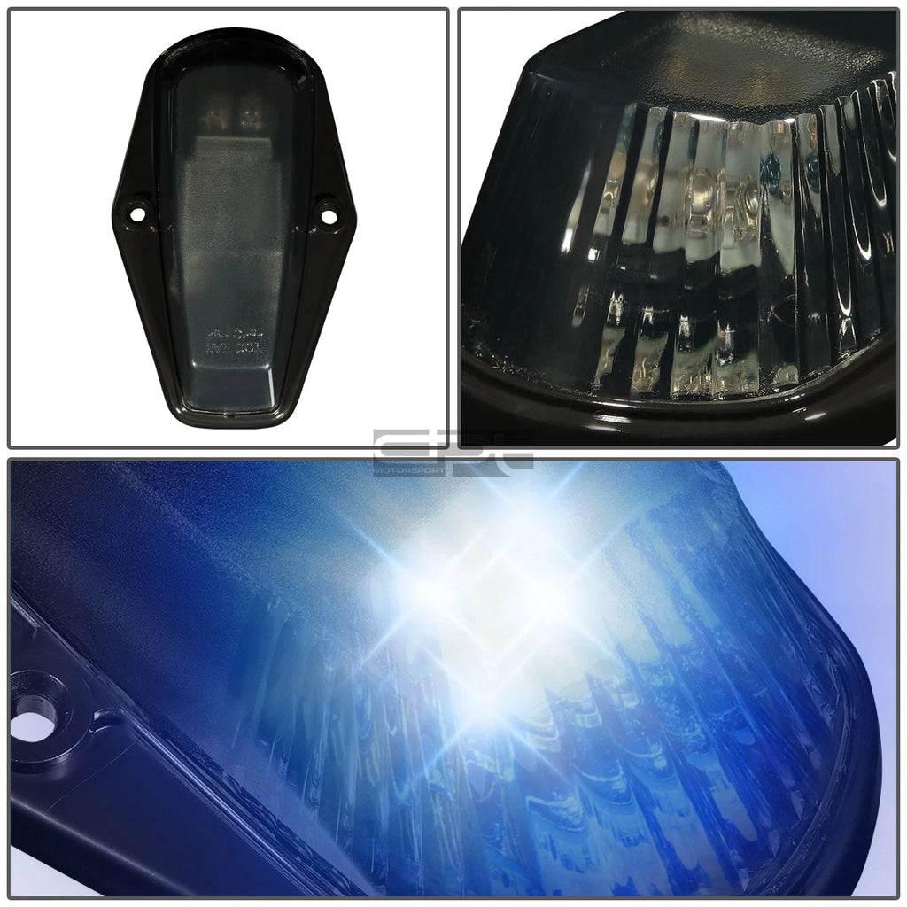 5Pcs Smoked Blue LED Cab Roof Running Lights for F-Series Pickup (1980–1996)