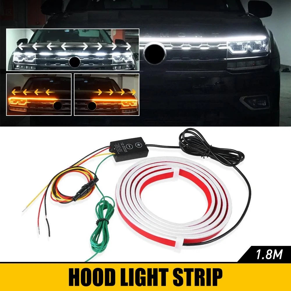 Dynamic LED Hood Strip Light for Ford F150 F250 F350