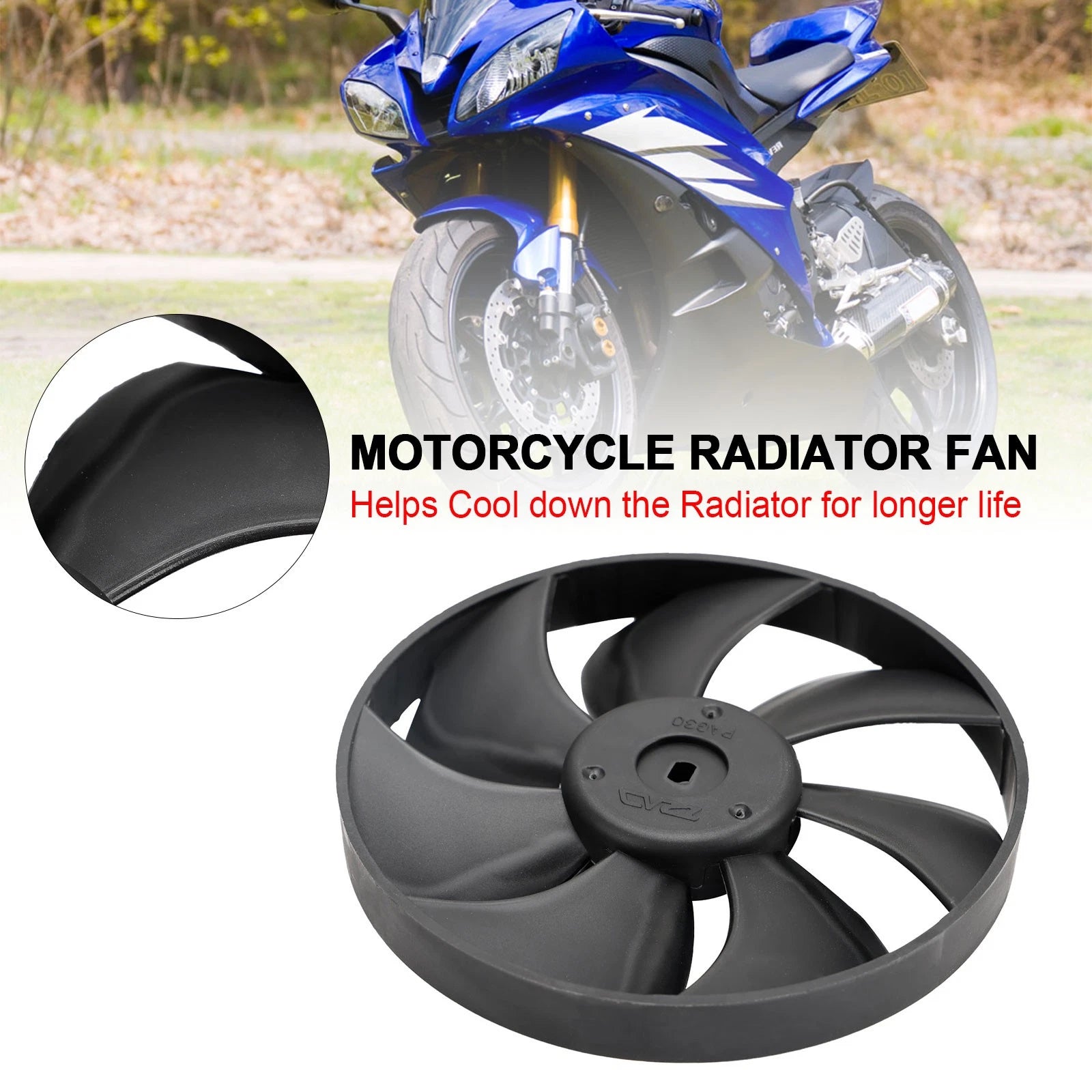 Cooling Fan Blade for Yamaha YZF R6 (2006–2016)
