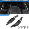 Black Forged Pattern Paddle Shifter Extension for Mazda 3 & CX-30 (2019–2025)