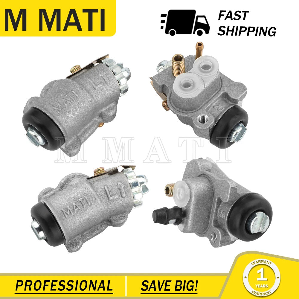 Set of 4 Front Brake Wheel Cylinders for Honda TRX450 Foreman 1998–2004