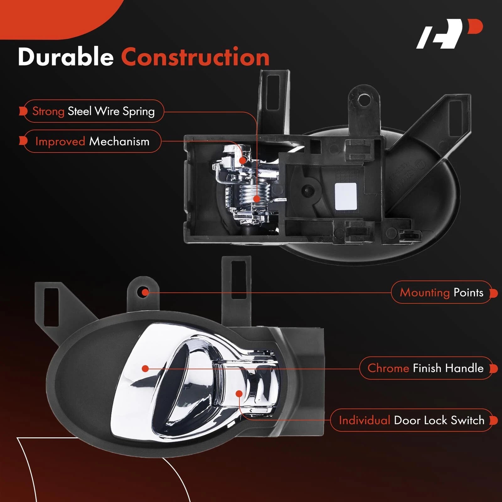 Left Interior Door Handle for Nissan Versa (2012-2019) Juke (2011-2014) Cube (2009-2014)