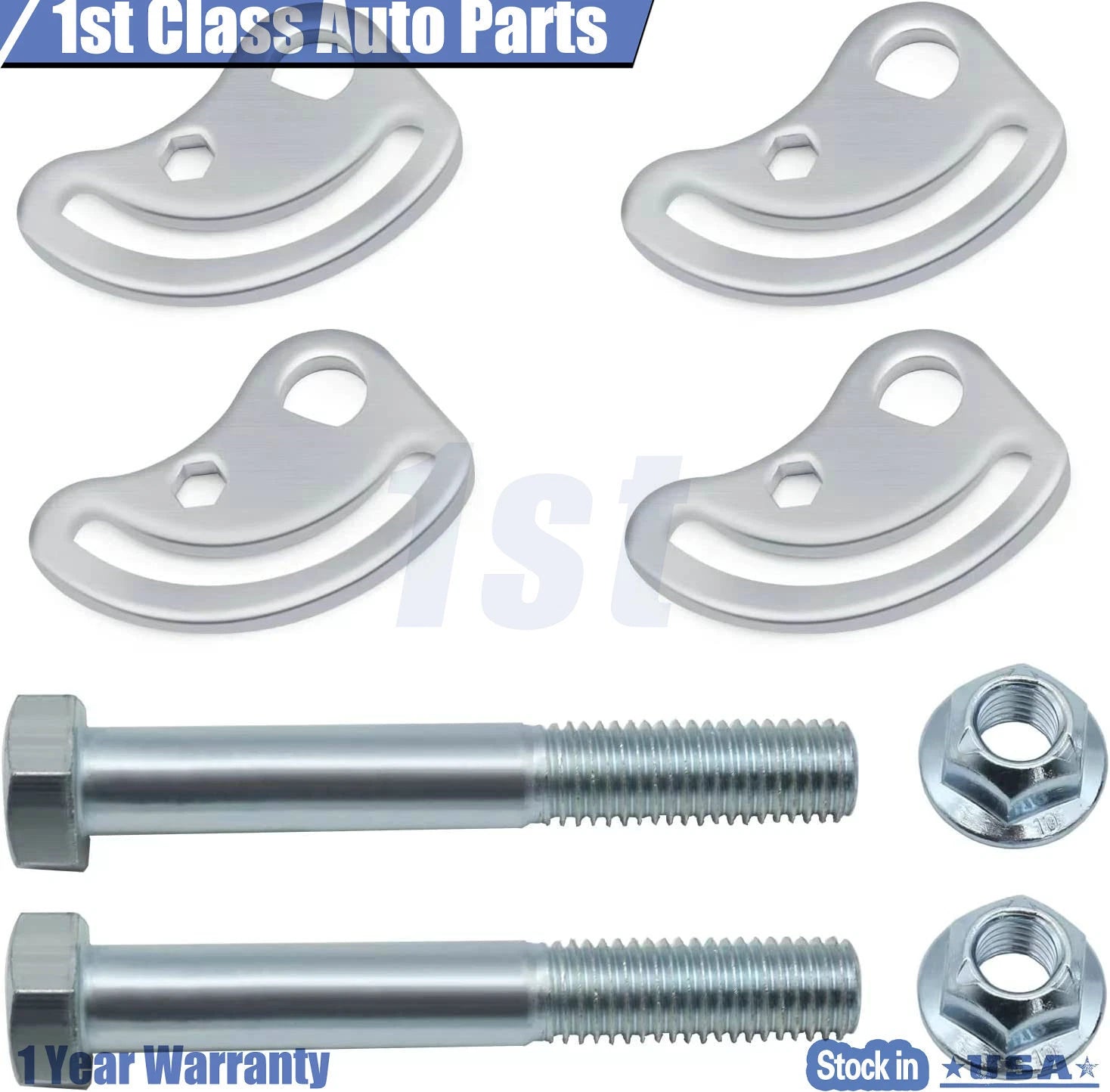 Front Upper Control Arm Alignment Camber Bolt Kit for Chevrolet Suburban Tahoe (2007–2014)