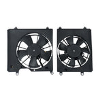 2Pcs A/C Condenser & Cooling Fan Assembly for Acura ILX (2016-2021)
