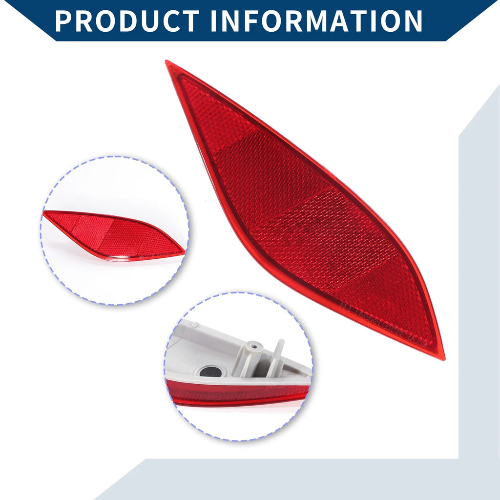 Rear Left Bumper Reflector No. 8192047030 for Toyota Prius (2019–2022) Red