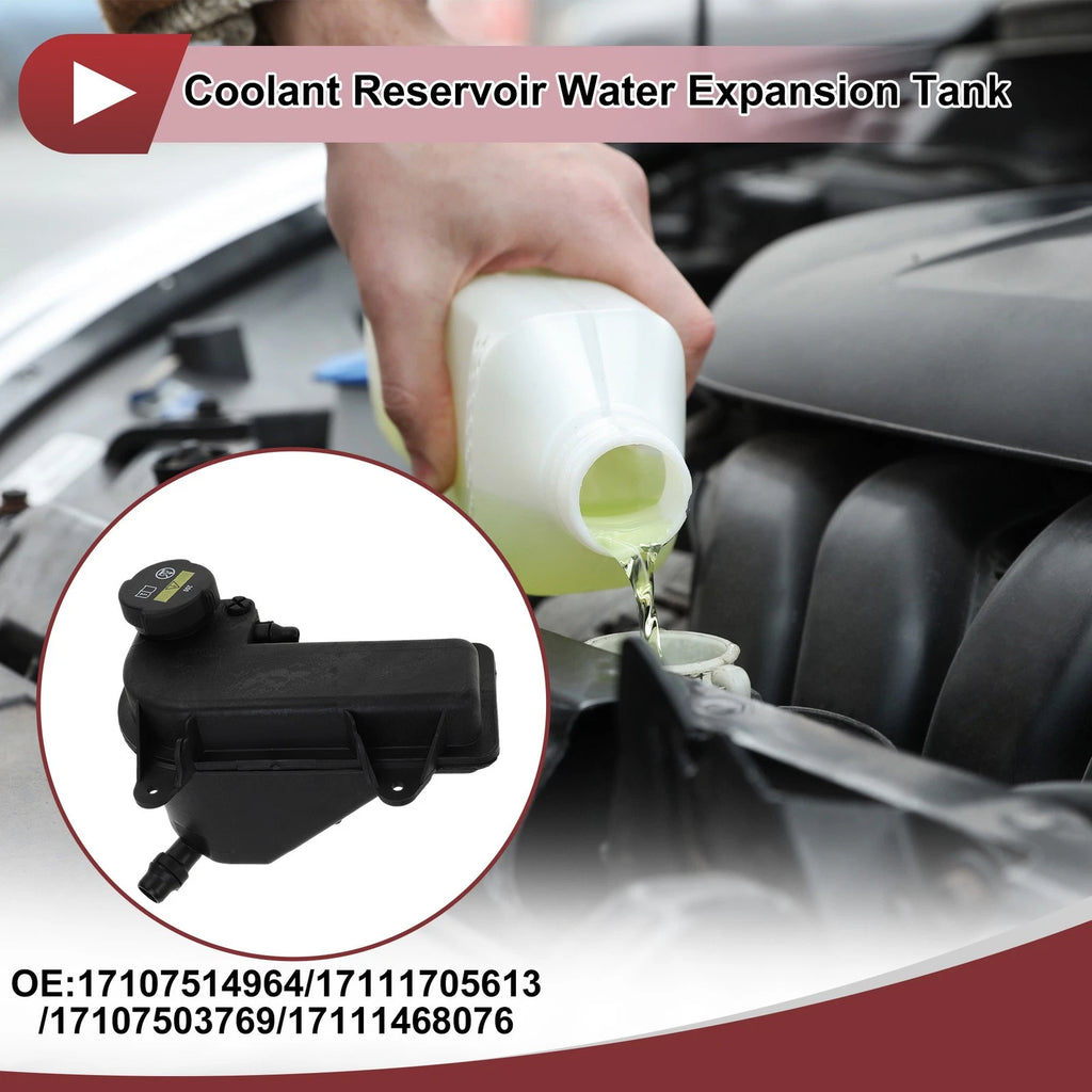 Coolant Expansion Overflow Tank with Cap No. 17107514964 for BMW X5 (2000–2003)