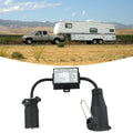 7Way Plug European 13Pin Round Trailer Light-Converter for US Vehicle