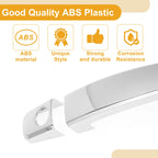 Car Door Handle Cover Trim for Chevrolet Cruze Camaro Aveo (2011–2020) Silver Tone