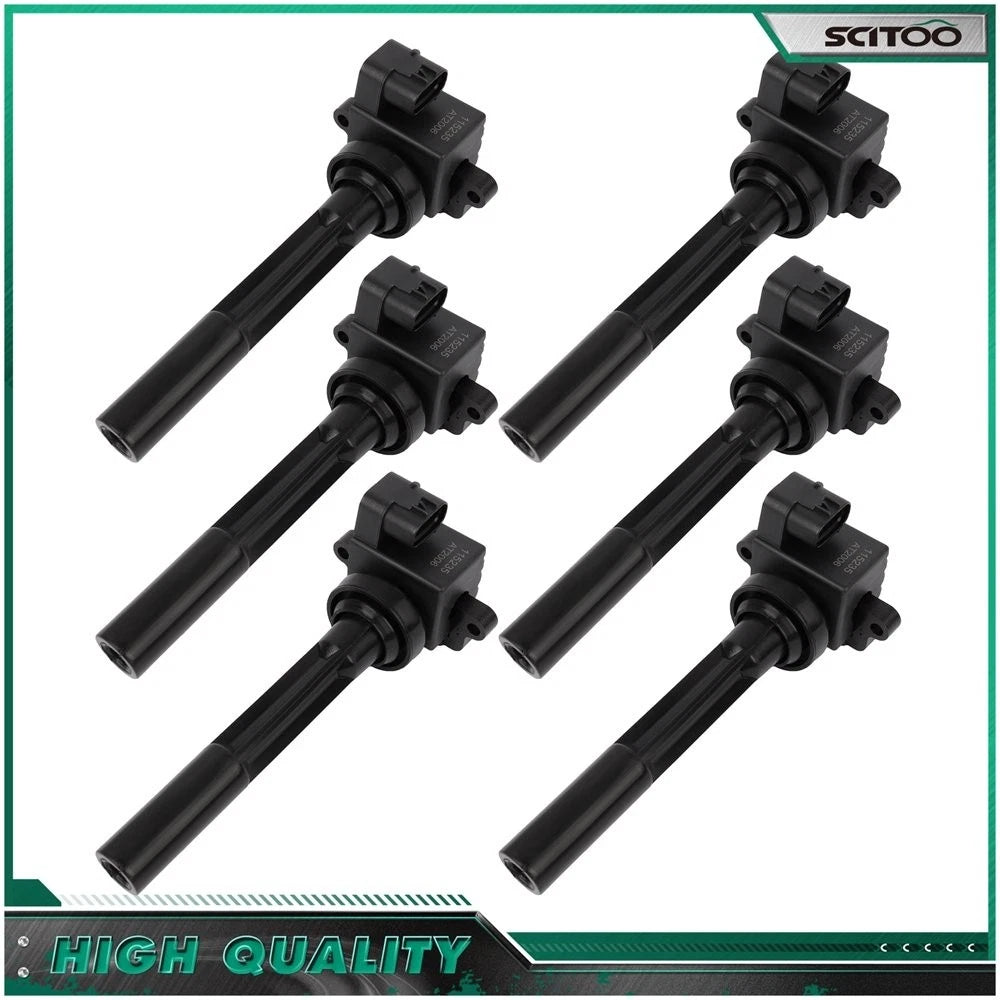 6X Ignition Coils for Honda Passport, Isuzu Rodeo, Acura SLX (1998–1999)