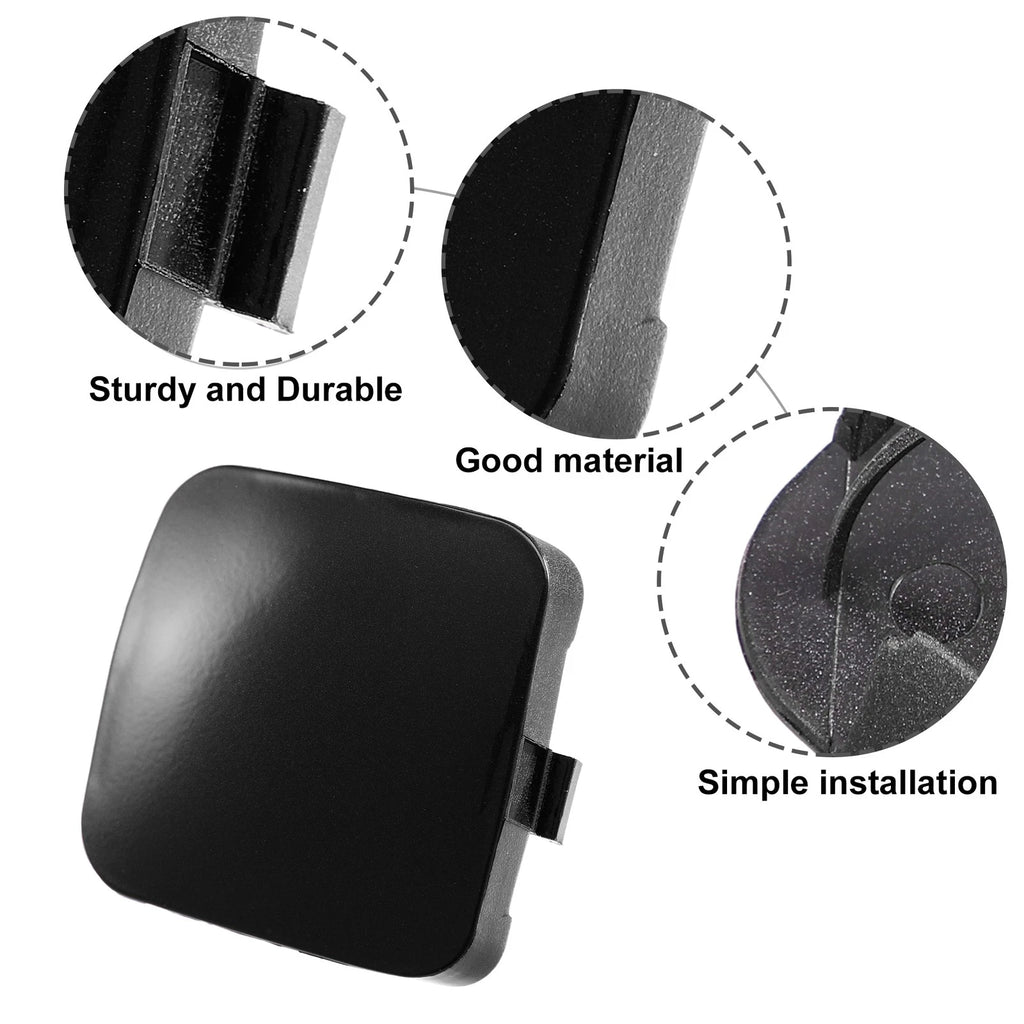 Tow Hook Cover Cap for Toyota RAV4 (2013–2018) - Black