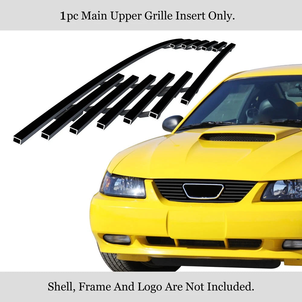 Stainless Black Billet Grille for Ford Mustang V6/GT (1999-2004)