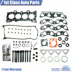 Engine Head Gasket Set with 10 Bolts for Honda Civic del Sol (1993–1997)