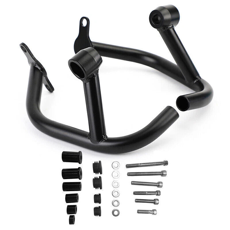 Black Crash Bar Engine Guard Bumper for Kawasaki Z900 (2020–2026) T9