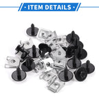Set of 15 Fender Liner Splash Shield Bumper Cover Screws for BMW 1 Series M (2011)