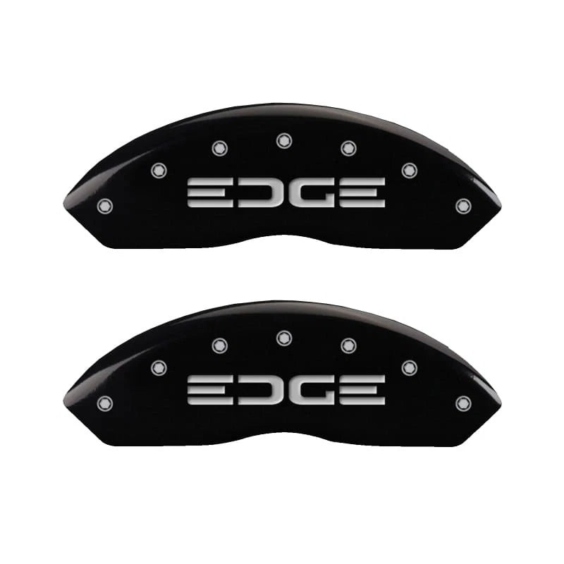 Set of 4 Caliper Covers Black Edge for 2019–2020 Ford Edge