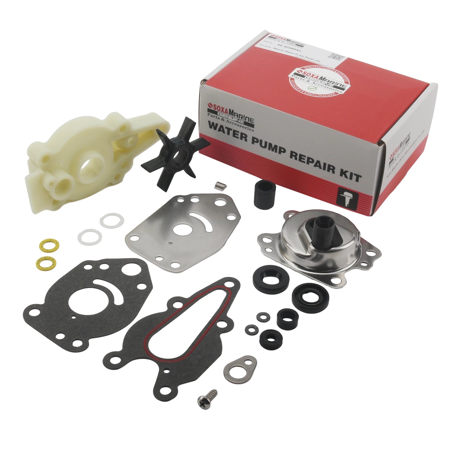 Outboard Water Pump Rebuild Service for Mercury Mariner 6-15 HP
