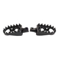CNC Wide Fat Foot Pegs for Harley Dyna Sportster Fatboy (Pair)