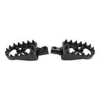 CNC Wide Fat Foot Pegs for Harley Dyna Sportster Fatboy (Pair)