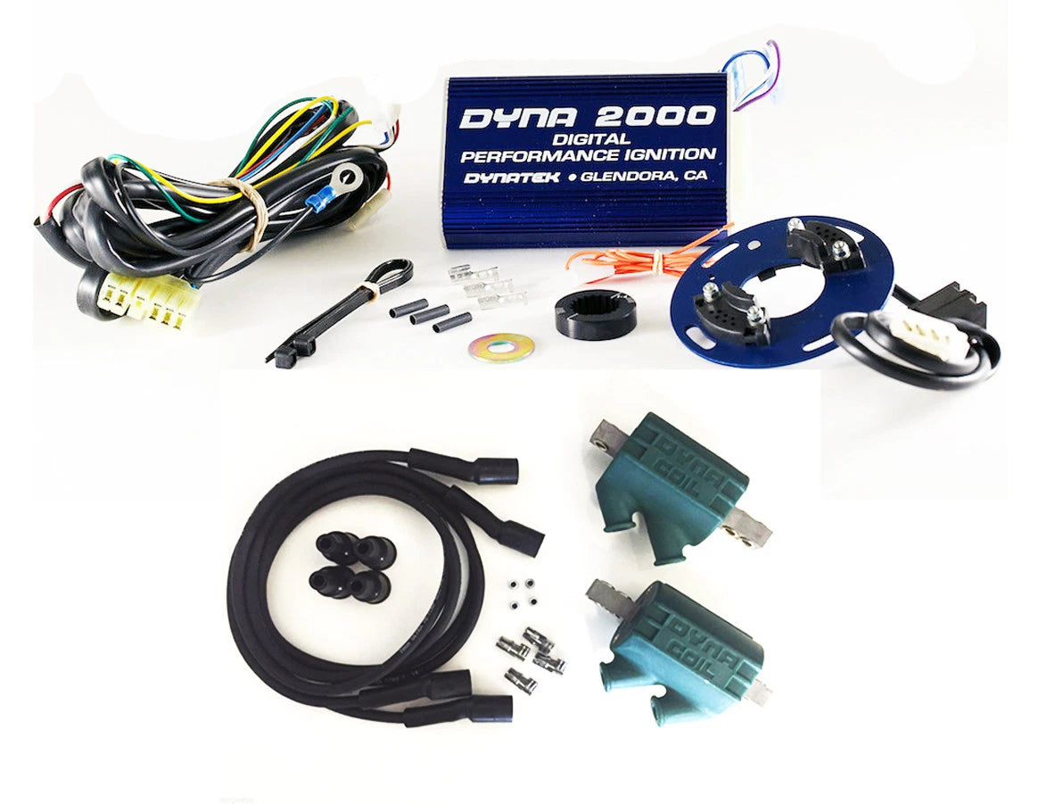 Dynatek Dyna 2000 CDI Ignition Coil Kit Wires for Honda CB 500/550/750 (1971–1978)