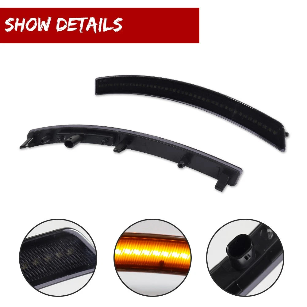 LED Side Markers and Rear Bumper Reflectors for Chevy Corvette C7 (2014–2019)