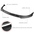 Front Bumper Lip Under Panel Diffuser for Kia Optima (2016–2018) Matte Black