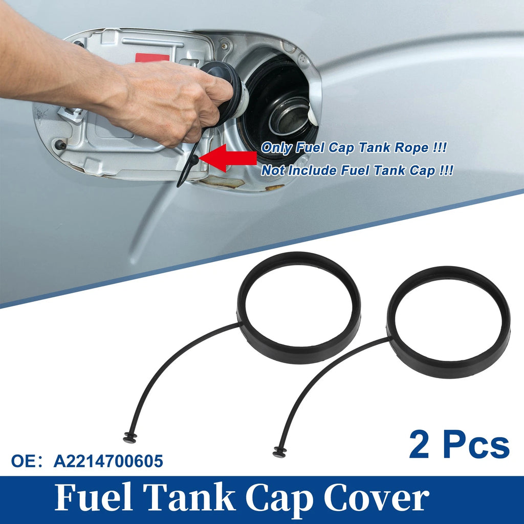 2X Fuel Tank Cap Tether Rope for Mercedes-Benz C230 (2000–2007) No.A2214700605