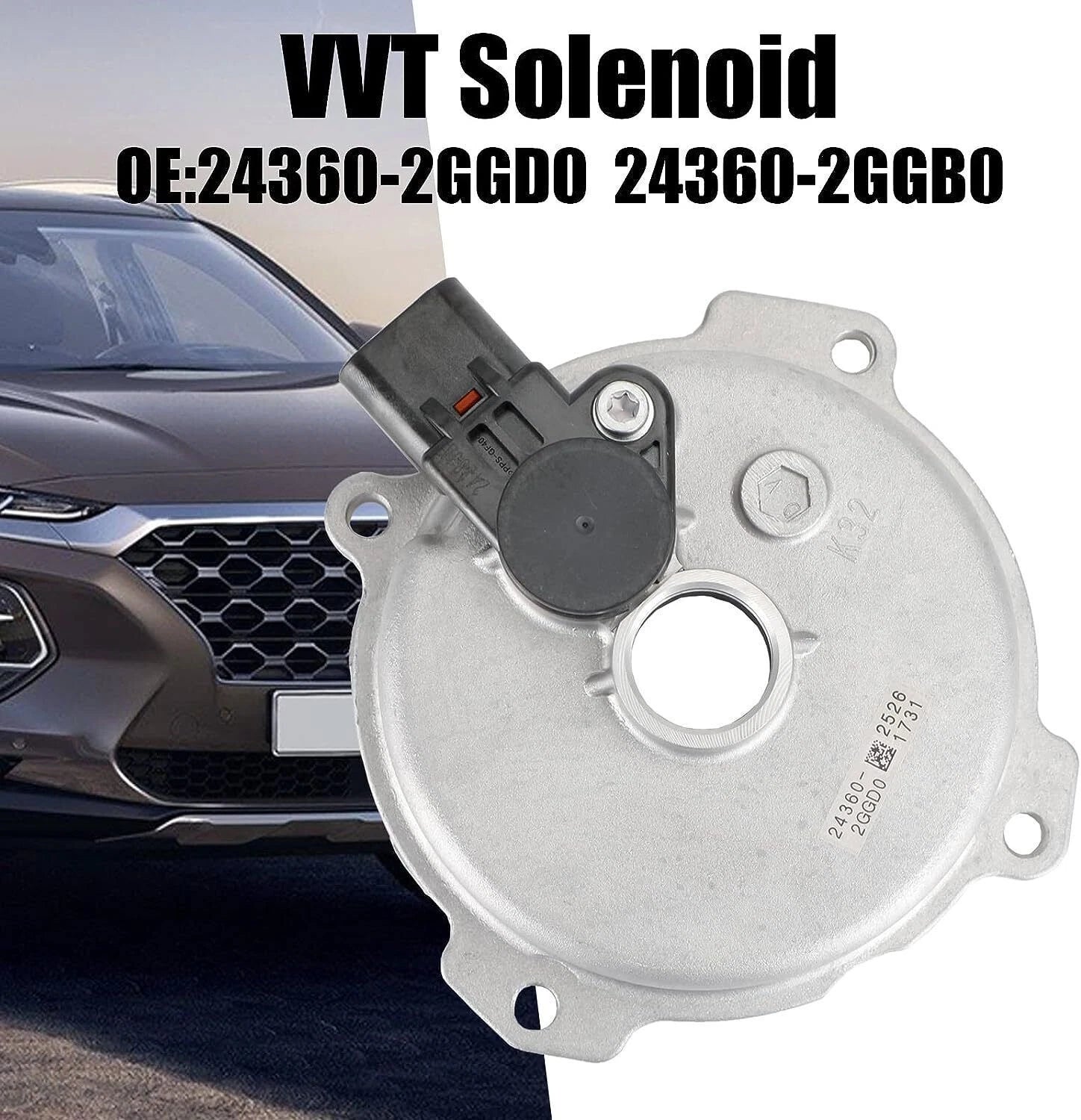 Camshaft Cam Solenoid Cover Sensor 24360-2GGD0 for Hyundai Kia 2.0L 2.4L (2010–2020)