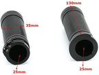 Chrome 1" 25mm CNC Hand Grips for Universal Motorcycle
