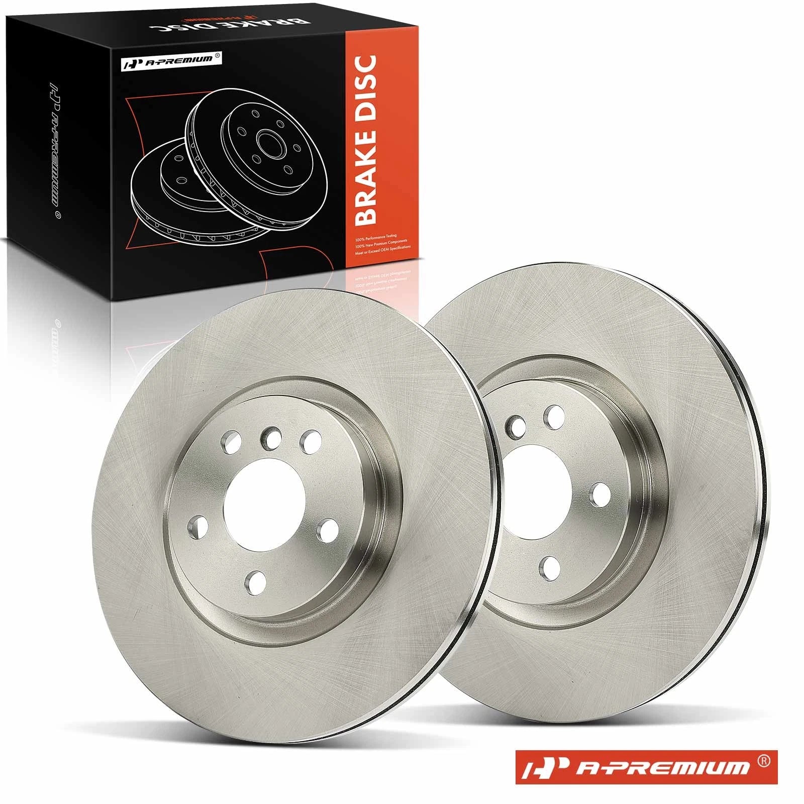 Set of 2 Front Disc Brake Rotors for BMW X1 (2016–2022)