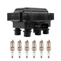 Ignition Coil and Spark Plug Set for Ford Explorer/Sport Trac (2006–2010)