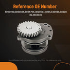 Cast Iron Oil Pump for Cummins L10 M11 ISM (1989–2007) 3895756 141296E 3820882 3883910