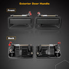 2X Exterior Door Handle for GMC S10 1994–2005, Isuzu, Chevy, Oldsmobile