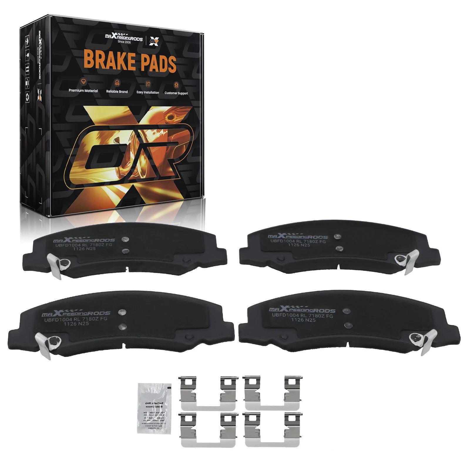 Front Ceramic Brake Pads Set for Buick Lucerne/Cadillac DTS (2006-2011)