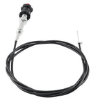 Adjustable Lock Control Cable with Black Knob for