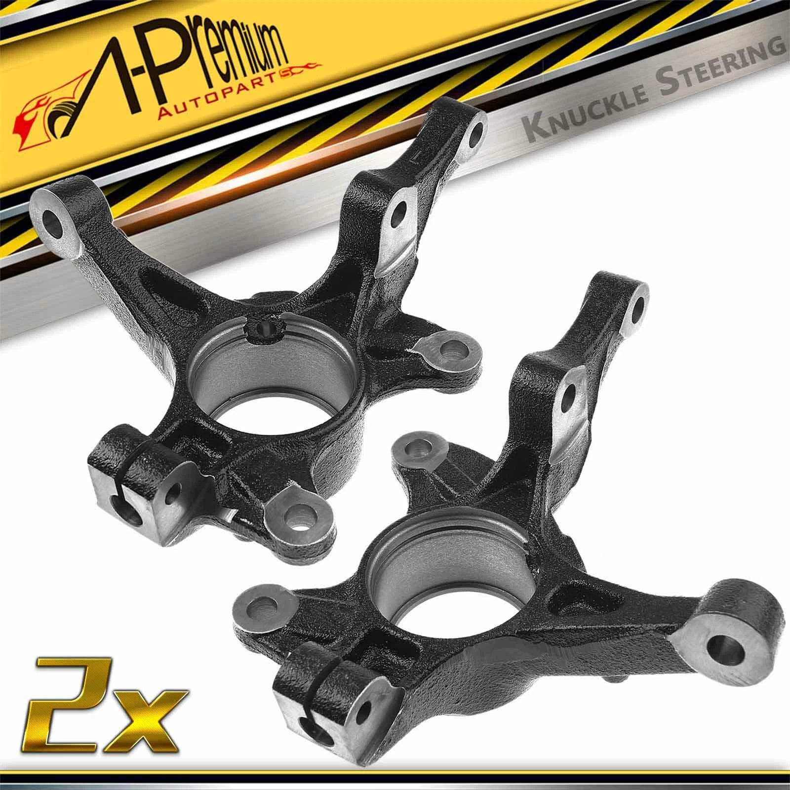 Pair Front Steering Knuckle for Buick Encore, Chevrolet Trax (2013–2021)