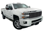 Black Wide Rivet Billet Grille for Chevy Silverado 2500/3500 (2015-2019)