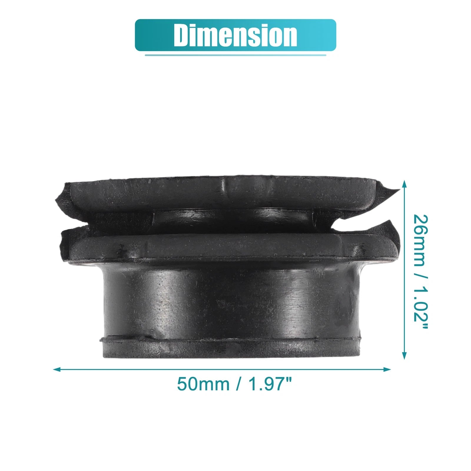 2X Lower Radiator Mount Insulator No. 16535-28060 for Toyota Avalon (2013–2018)