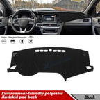 Non-Slip Dashboard Mat Cover Polyester for Hyundai Sonata 2015–2019