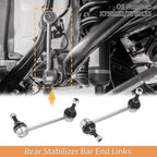 2 x Rear Stabiliser Sway Bar Links for Honda Accord (2008-2017)